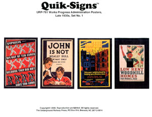 1930 WORKS PROGRESS ADMINISTRATION POSTERS #1